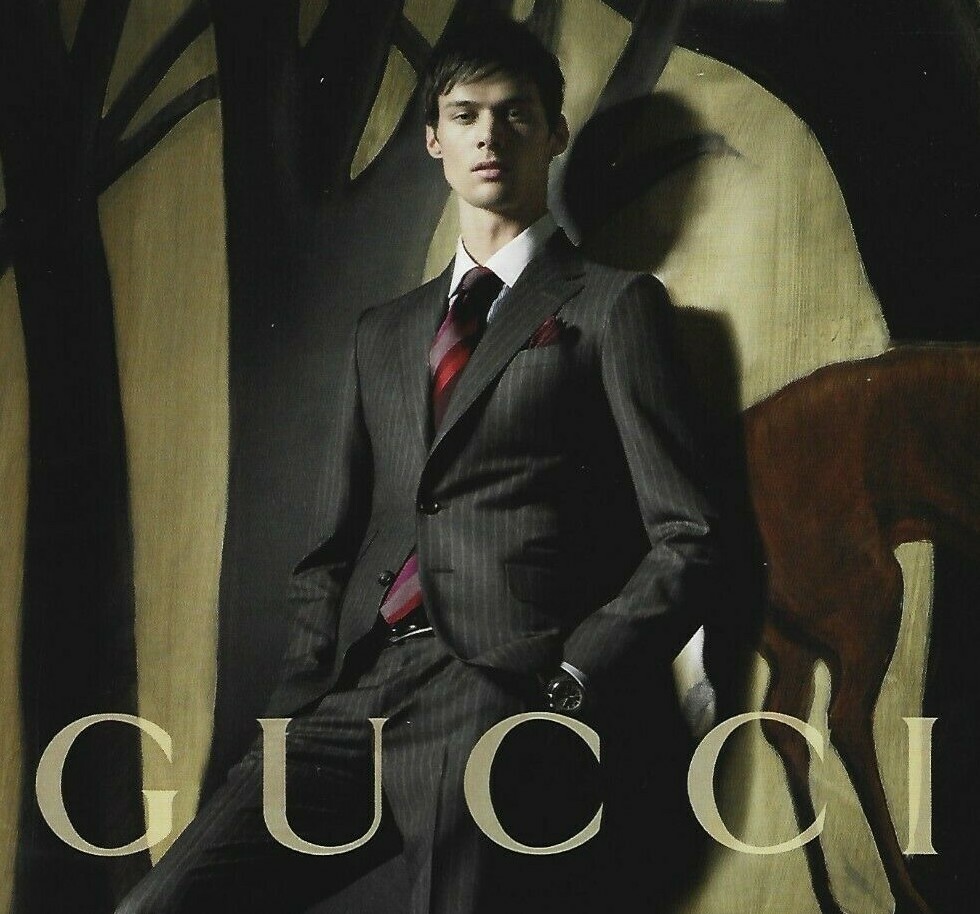 Gucci Print Ad / Gucci Mens Suit Ad / Gucci Menswear / 2007