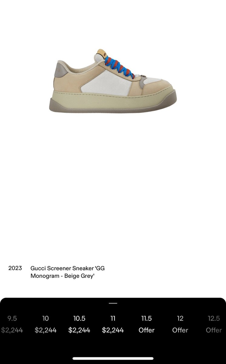 セール★Gucciグッチ★DOUBLE SCREENER Gucci Double Screener Sneakers | italist
