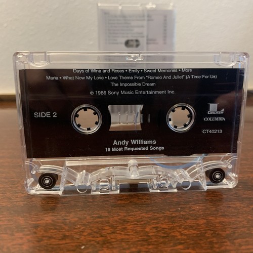 Andy Williams 16 Most Requested Songs & The Christmas Concert - Cassette Tapes - Picture 5 of 8