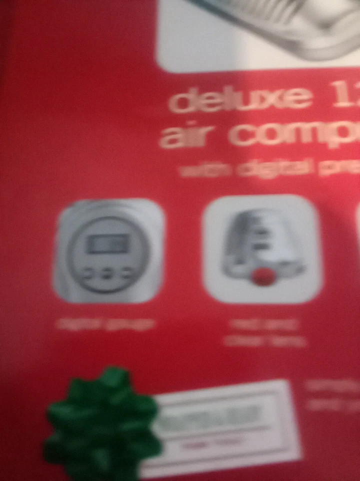 Compresor de aire de lujo de 12 voltios con medidor digital preestablecido Foto 4 de 4