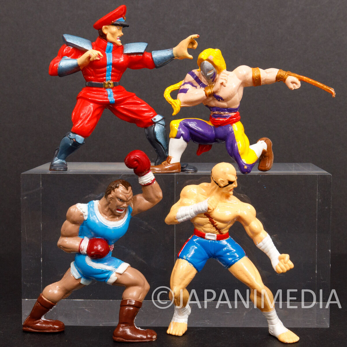 Street Fighter 2 Chara-full World Figure Vega Bison Sagat Barlog BANDAI  JAPAN