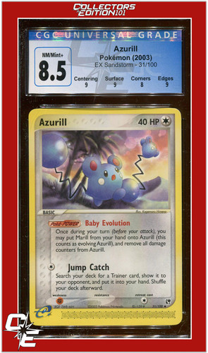 Azurill graded CGC 8.5 for sale on eBay