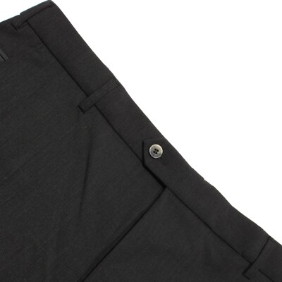 Meyer NWT Dress Pants Size 114 Tall (42 US) Bonn In Solid Dark Gray Wool Blend
