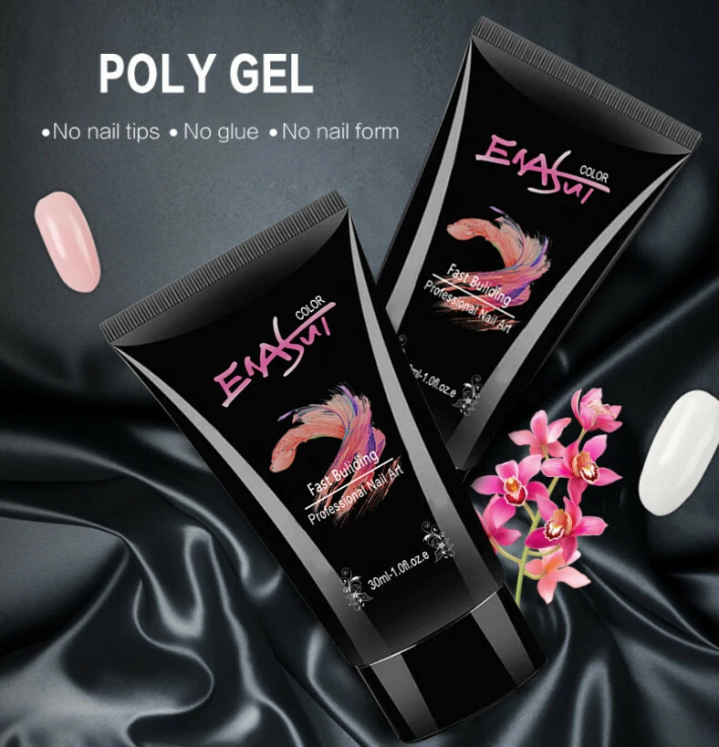 Kit de 7 piezas de gel de extensión de uñas mejora rápida UV gel construcción poli para arte en uñas Foto 4 de 4