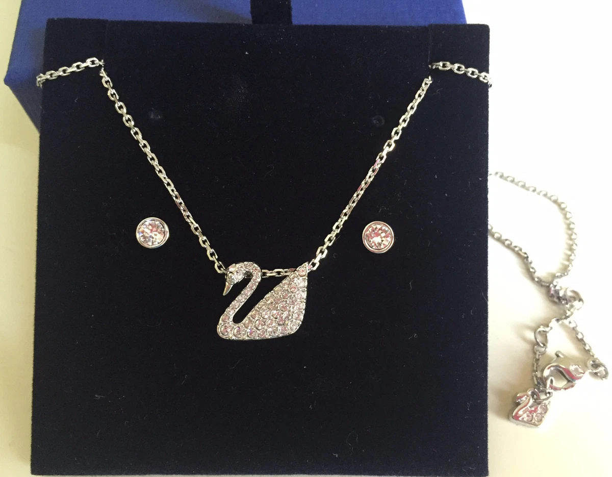 Swarovski swan necklace price deals