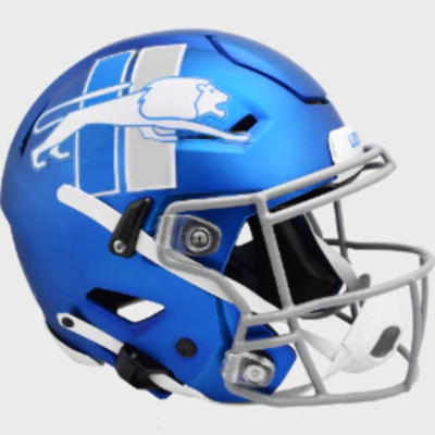 Detroit Lions Full Size Authentic SpeedFlex Football Helmet 2023