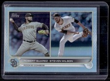 2022 Topps Rookie Combos Robert Suarez/Steven Wilson Rookie #US239 San Diego