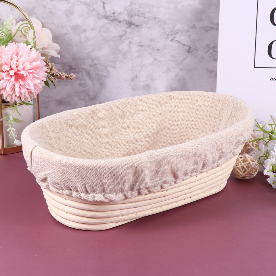 Woven Baskets Food Molds Wicker Proofing White Bread Rattan eBay