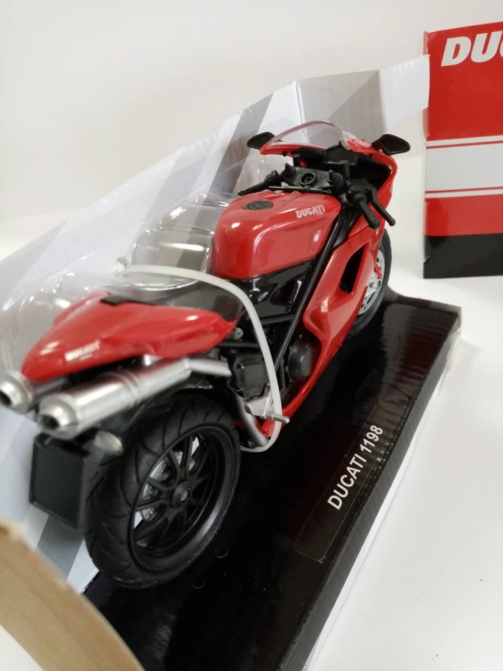 MODELLINO MOTO DUCATI 1198 ROSSA NEWRAY 1/12 - Immagine 4 di 4