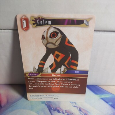 Final Fantasy TCG Opus VIII Golem 8-008C