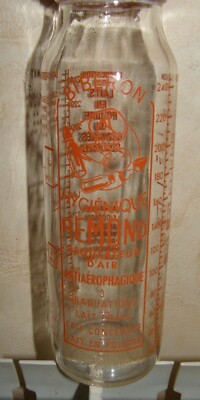 Biberon en verre vintage Remond 240ml - Équipement bébé