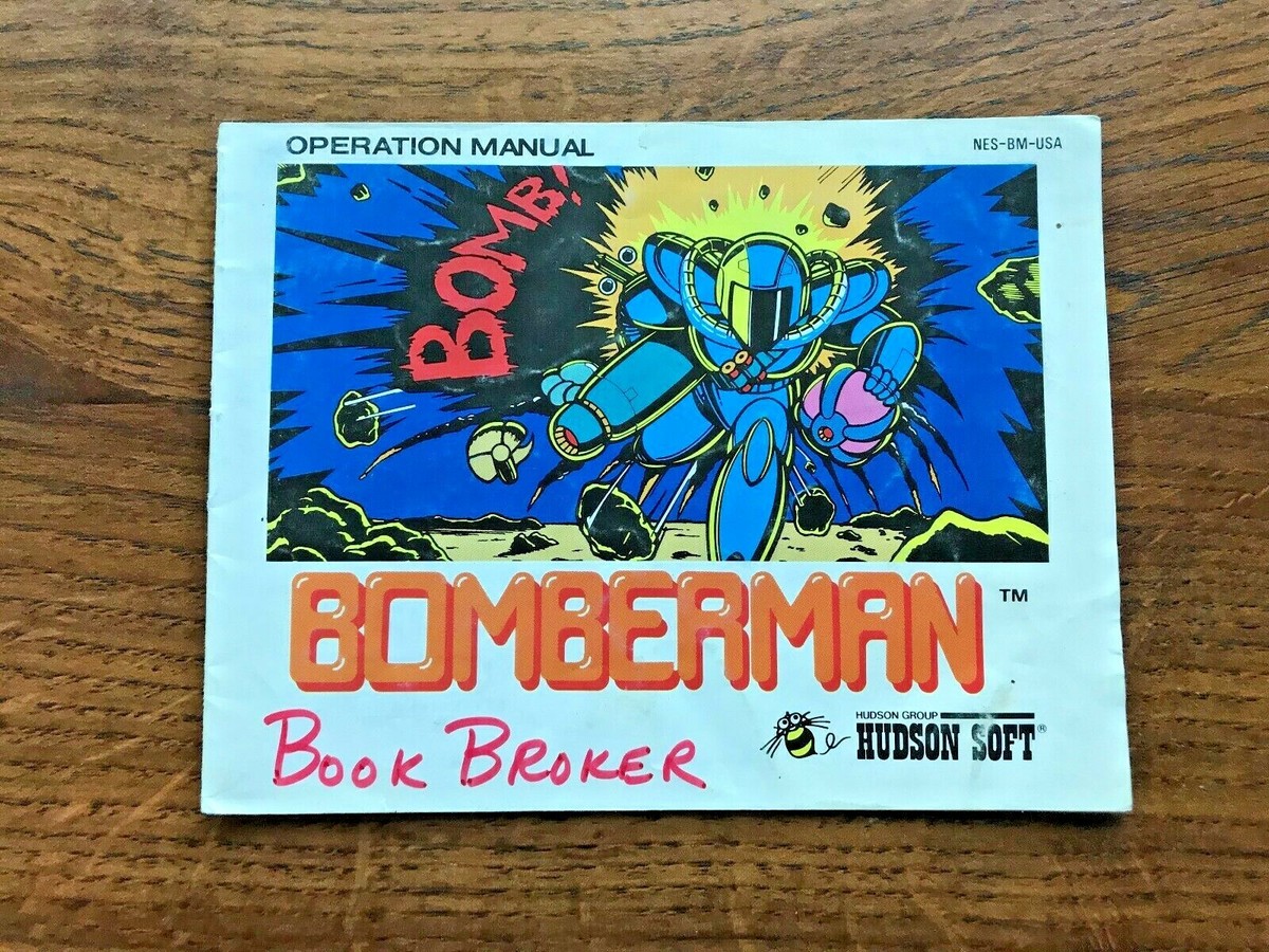 Bomberman Bomber Man NES Nintendo Instruction Manual Only | eBay