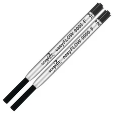 Imprinted Schmidt easyFLOW9000 Ballpoint Refill-Black, Fine Tip 0.8mm- 2 Pack