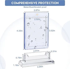 6 - Magnetic Card STANDS For Trading Card - Holds 35Pt Hard - STAND ONLY