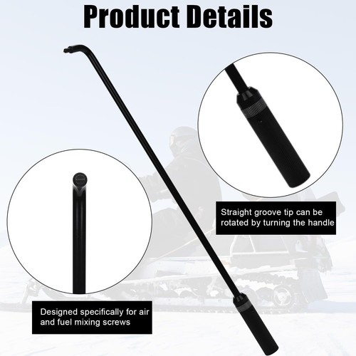 QANYEGN 16.34" Carburetor Pilot Screw Adjusting Tool - 110° Angled Tip For Motorcycles & ATVs - View #3