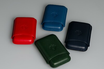 Cartujano Leather Cigar Holder - Travel Cigar Holder - 3 Seater