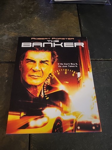 THE BANKER w/Slipcover (1989) (Blu-Ray) CODE RED/DARK FORCE~ROBERT FORSTER
