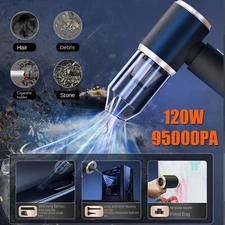 95000Pa Wireless Car Vacuum Cleaner Air Blower Wireless Handheld Rechargeable US