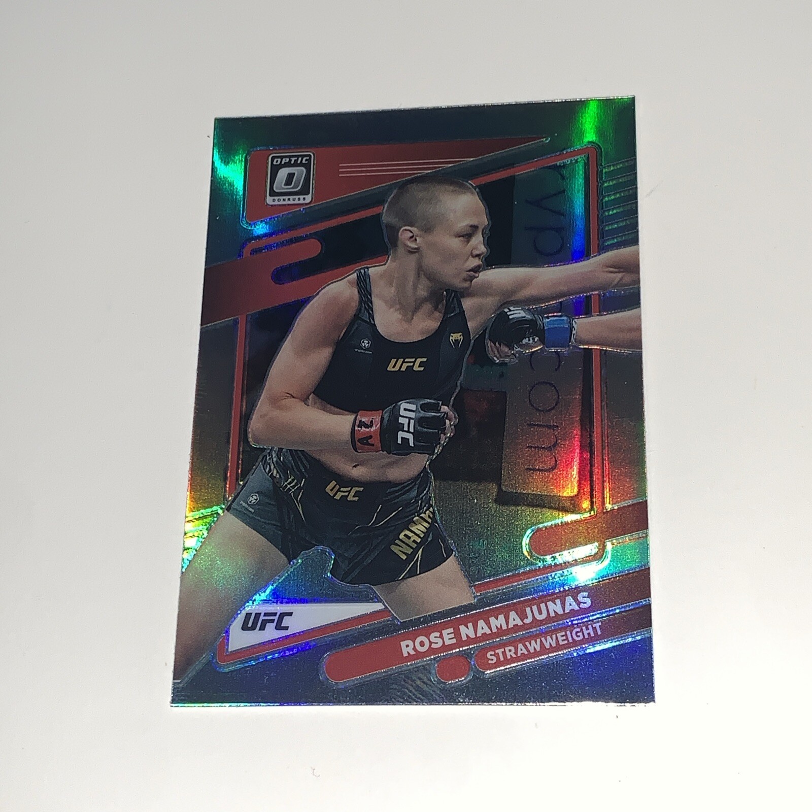 2022 Panini Donruss Optic UFC - Holo Prizm #90 Rose Namajunas