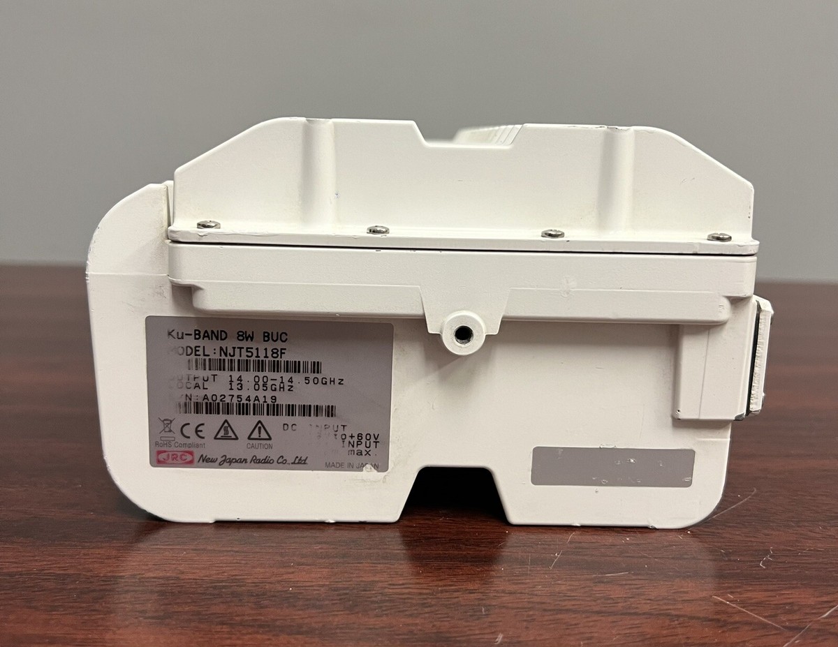 8W Ku-Band BUC 14.00 - 14.5 GHz JRC New Japan Radi NJT5118F | eBay