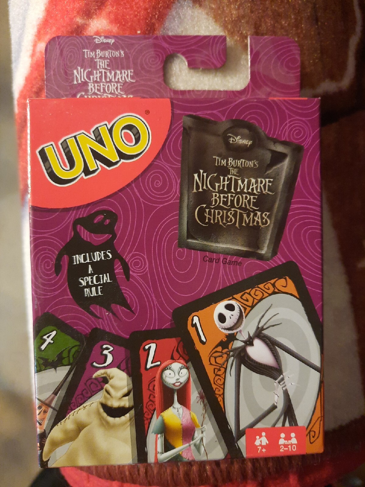 Disney NIGHTMARE BEFORE CHRISTMAS UNO GAME • Special Oogie Boogie Card