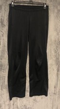 Adidas Men's Size Small Sweatpants Black Polyester Flat Front Jogger