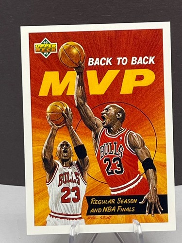 Michael Jordan 1992-93 Upper Deck Back To Back MVP Card # 67 - Picture 1 of 5