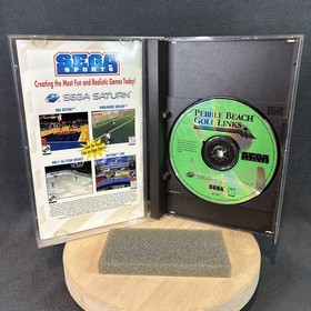SEGA Saturn - Pebble Beach Golf Links - Complete/CIB w/ Reg Card - Refurb, VG