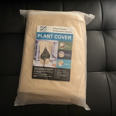 2pcs Plant Covers Freeze Protection Bags Reusable Winter Warm Shrub Jacket Cover