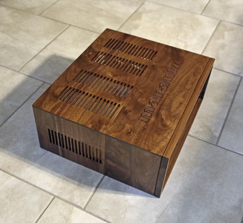 Marantz Custom Made Cabinet for 2500 Receiver "Solid  Walnut Hardwood"