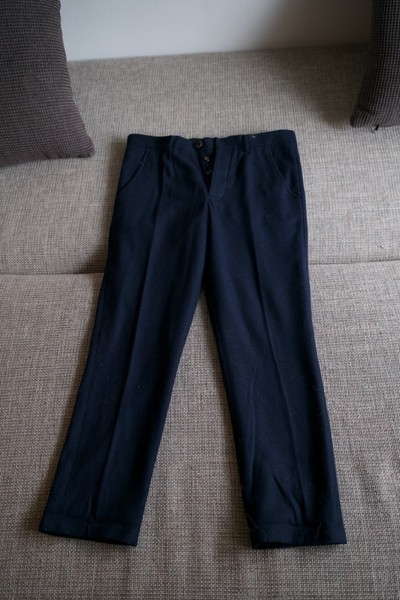 S.E.H. Kelly Wool Pants Blue