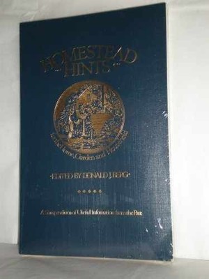 Homestead Hints: A Compendium of - Paperback, by Berg Donald J. - Very Good