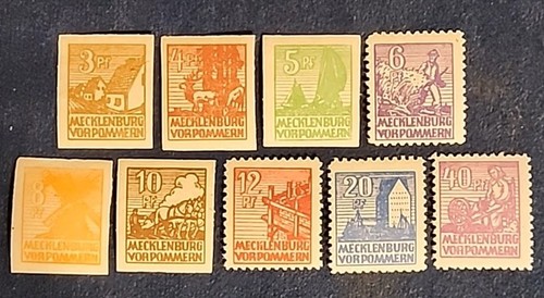 1946 Germany Russian Zone View's Selection Mint Unhinged M411