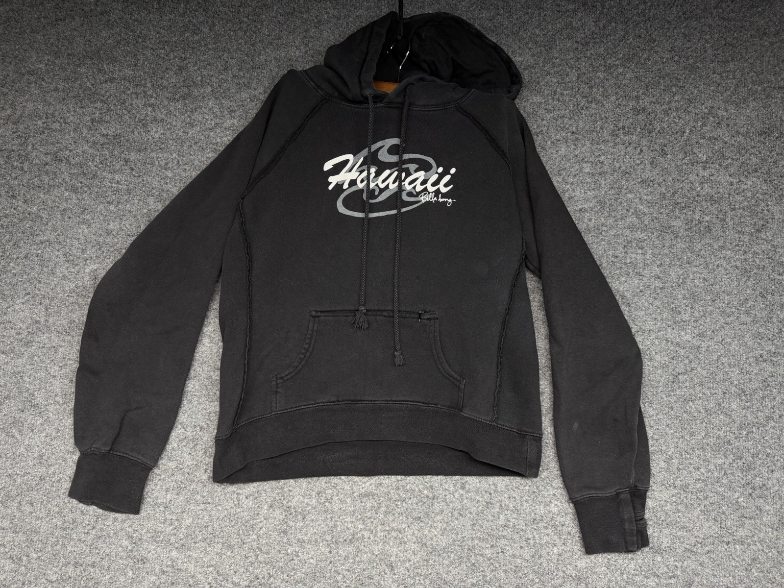 Vintage Y2K Billabong Hawaii Surf Hoodie Skater 2000s Grunge Cyber Punk Womens M