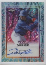 2025 Leaf Vivid Auto Teal Lava 3/10 Zyhir Hope #BA-ZH1 Auto 1b3