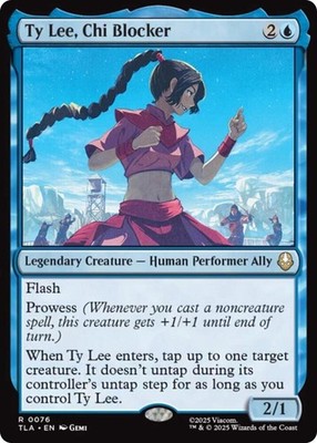 Ty Lee, Chi Blocker TLA 76 Normal English NM - MTG