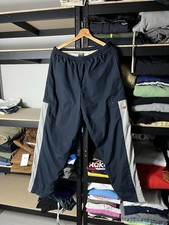 Nike Vintage Y2K Track Pants Wide Fit Navy Size L
