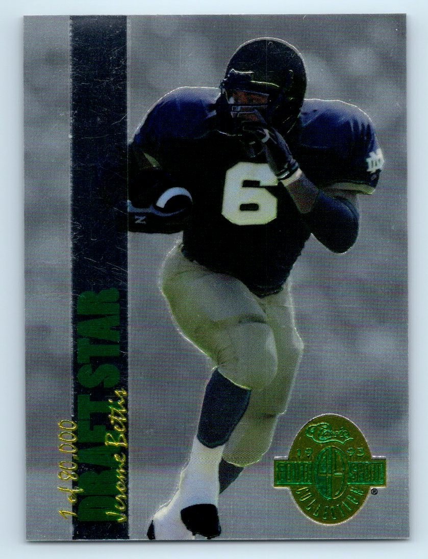 1993 Classic Four Sport Collection #DSS1 JEROME BETTIS Notre Dame