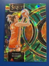 2024 Panini Select WNBA #190 Marina Mabrey Green Ice Premier