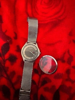 Gucci G-Timeless 38mm Silver Stainless Steel Case and Bracelet, Bronze Dial,...