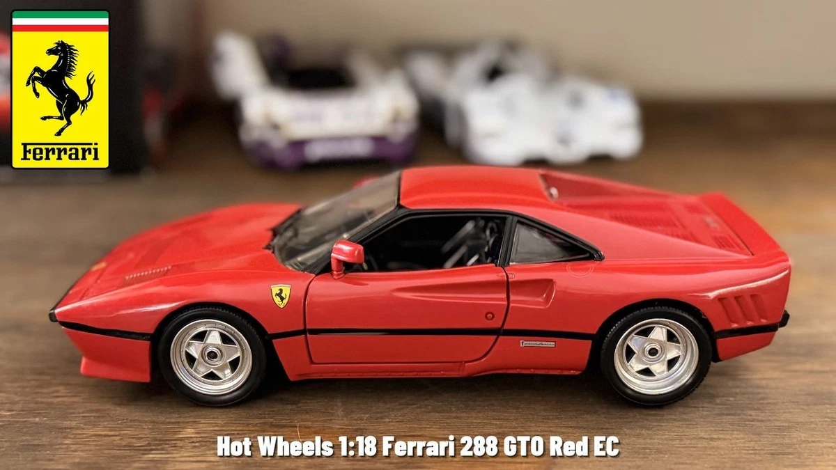 マテル ホットウィール 1/18 フェラーリ 288 GTO レッド エリート