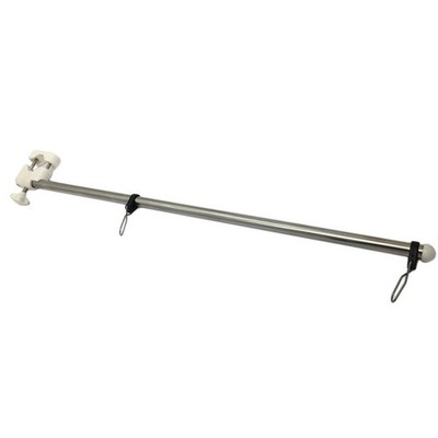 Verstellbarer 21'' Fahnenmast + Clip Für 7/8'' - 1'' Rail Boat Yacht Car Camper