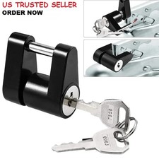 Trailer Hitch Coupler Lock Dia 14 Span 34 For Tow Boat Rv Truck Car 2 Keys Trailer Hitch Coupler Lock Dia 14 Span 34 For Tow Boat Rv Truck Car 2 Keys