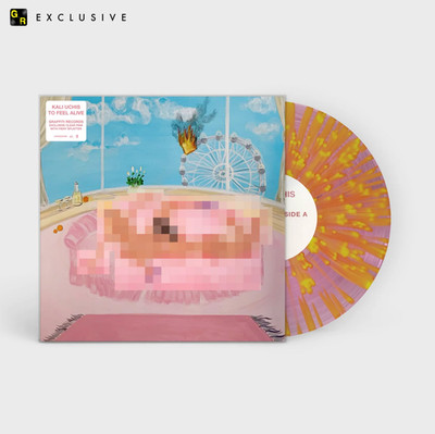 Kali Uchis - TO FEEL ALIVE : Clear Pink with Fiery Splatter /2000 PRESALE