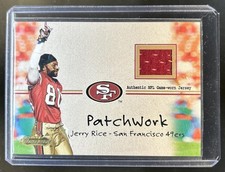 2001 Fleer Showcase Jerry Rice Patchwork 49ers