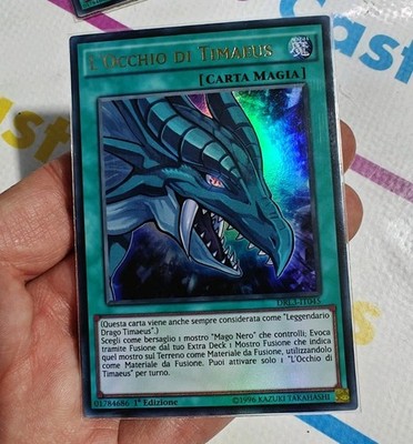 DAS AUGE DES TIMAEUS Ultra Rare ITA DRL3-IT045 YU-GI-OH NEU Drache 