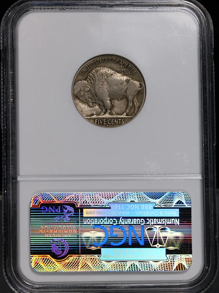 1918-D Buffalo Nickel NGC VF30 Superb Eye Appeal Nice Strike - Image 4 of 4