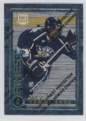 1994-95 Topps Finest World Junior Championships Tommi Sova #138 Rookie RC 0n6
