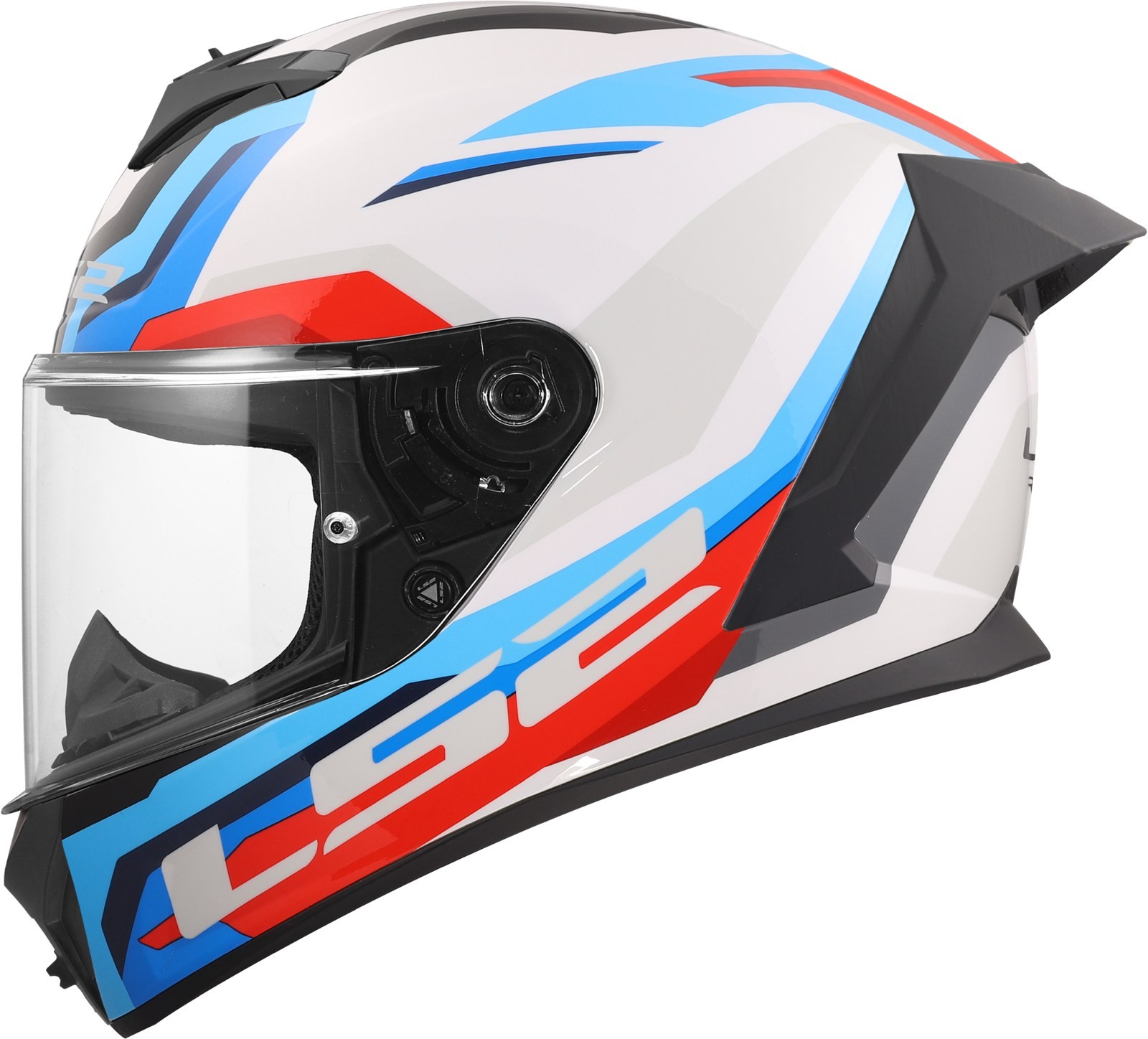 Ls2 Weiß/Blau/Rot Ff820 Rapid Iii Hyper, Integralhelm - Xxl - Bild 2