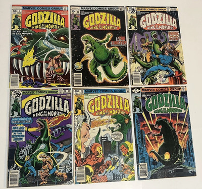 Marvel Godzilla King of the Monsters 3 12 19 20 23 24 Run 1977 Avengers FF Keys